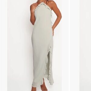 Petal & Pup Patricia Halter Neck Maxi Dress